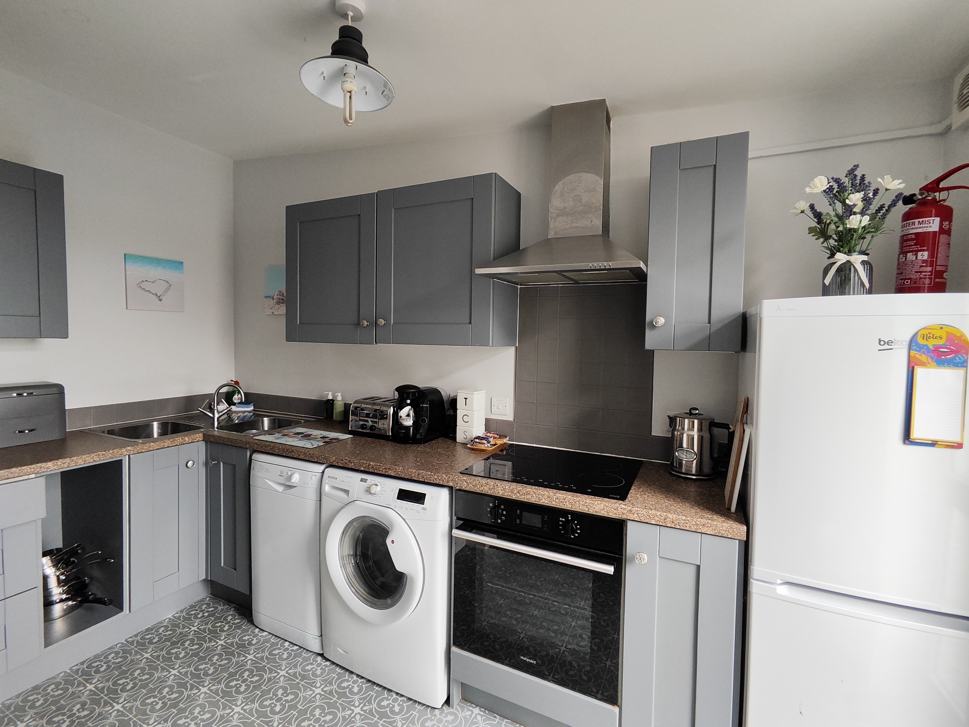 Modern kitchen area